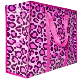 Leopard Print Shopper Bag Side